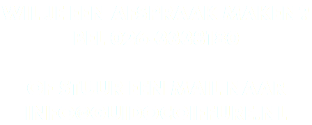 WIL JE EEN AFSPRAAK MAKEN? BEL 026-3338180 OF STUUR EEN MAIL NAAR INFO@GUIDOCOIFFURE.NL